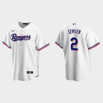 Marcus Semien Texas Rangers white jersey