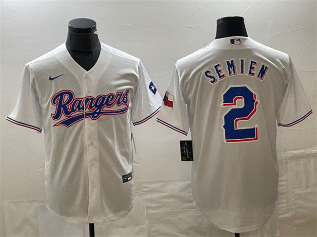 Marcus Semien Texas Rangers white jersey