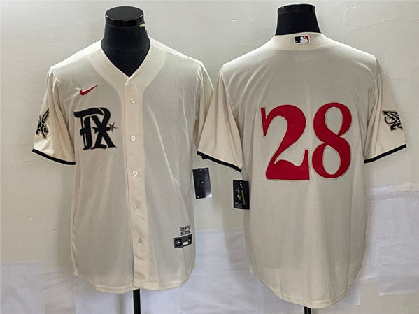 Jonah Heim Texas Rangers cream City Connect jersey