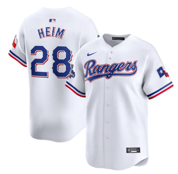 Jonah Heim Texas Rangers white jersey