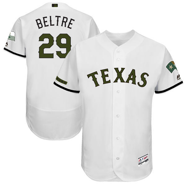 Adrian Beltre Majestic Texas Rangers white Authentic jersey