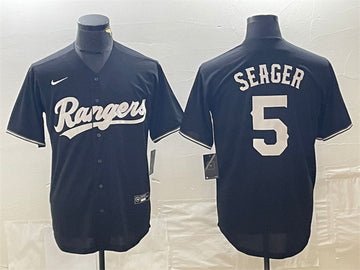 Corey Seager Texas Rangers black jersey