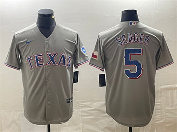Corey Seager Texas Rangers gray jersey