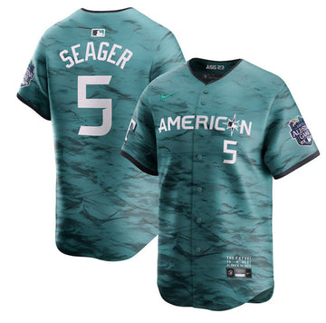 Corey Seager Texas Rangers teal All-Star jersey