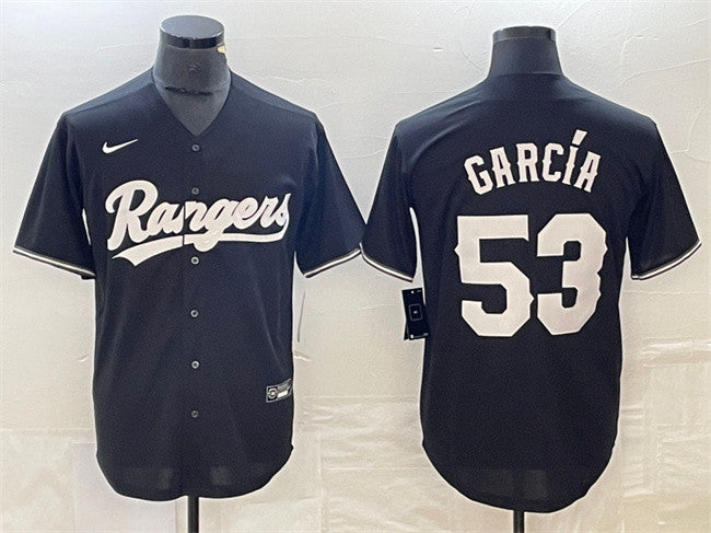 Adolis García Texas Rangers black jersey