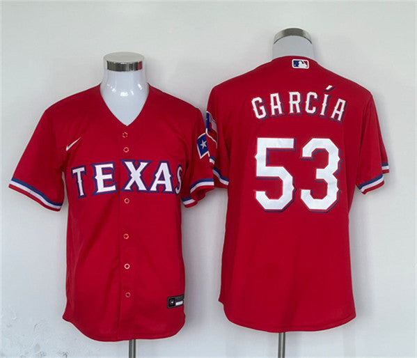 Adolis García Texas Rangers red jersey