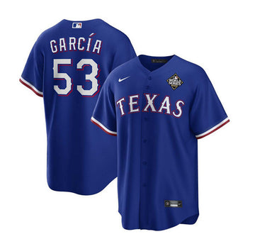 Adolis García Texas Rangers royal jersey