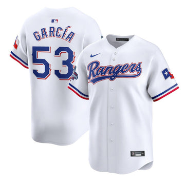 Adolis García Texas Rangers white jersey