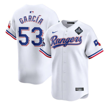 Adolis García Texas Rangers white jersey