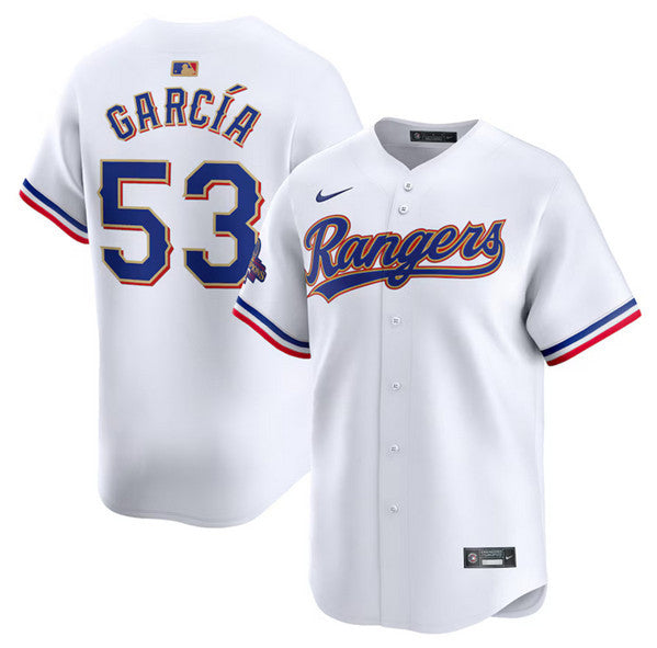 Adolis Garcia Texas Rangers white jersey