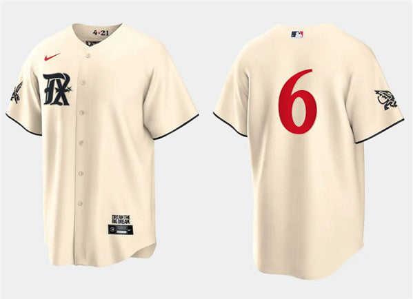 Josh Jung Texas Rangers cream City Connect jersey