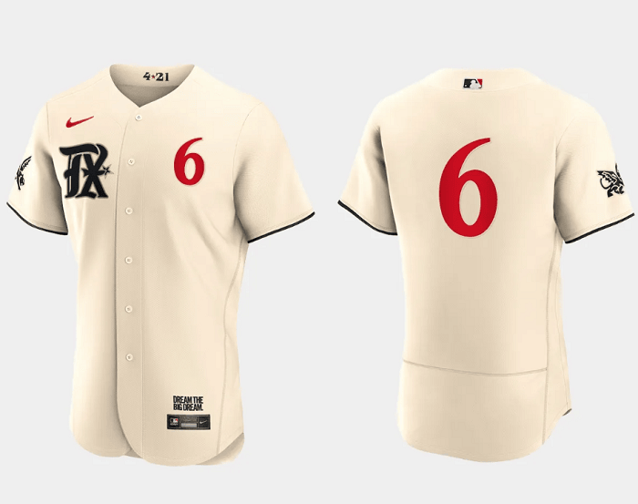 Josh Jung Texas Rangers cream City Connect jersey