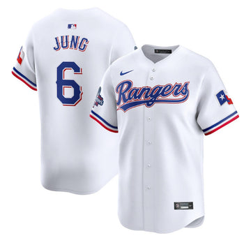 Josh Jung Texas Rangers white jersey