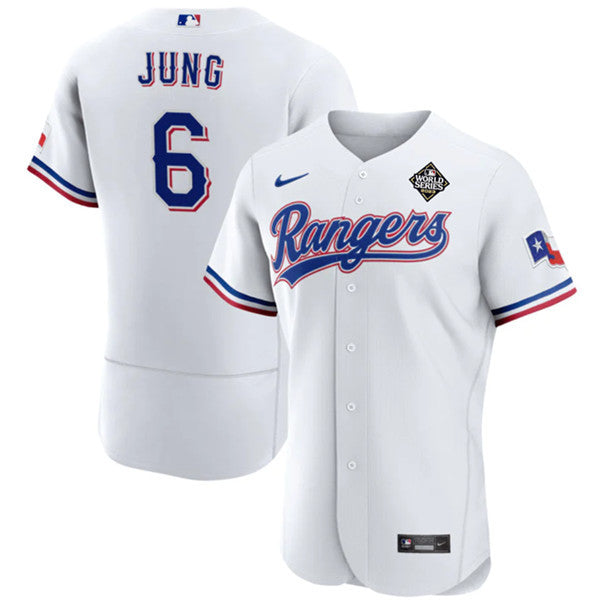 Josh Jung Texas Rangers white jersey