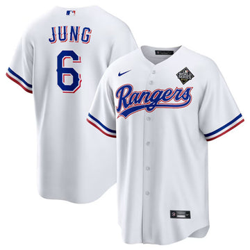 Josh Jung Texas Rangers white jersey