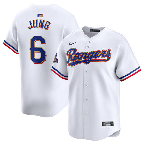 Josh Jung Texas Rangers white jersey