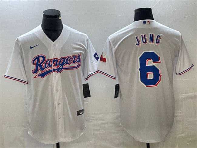 Josh Jung Texas Rangers white jersey