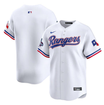 Custom Texas Rangers white jersey