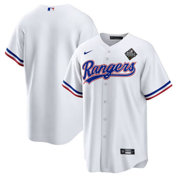 Custom Texas Rangers white jersey
