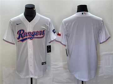 Custom Texas Rangers white jersey