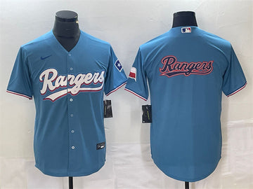 Texas Rangers blue jersey