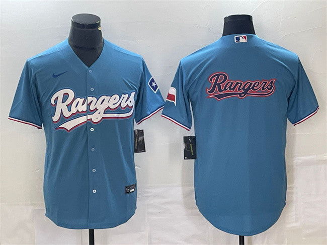Texas Rangers blue jersey