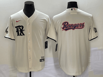 Texas Rangers cream City Connect jersey