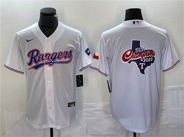 Texas Rangers white jersey