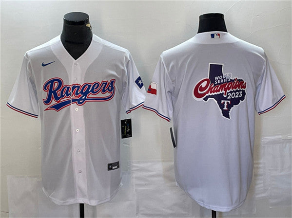 Texas Rangers white jersey