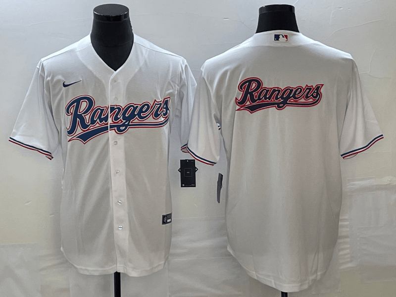 Texas Rangers white jersey