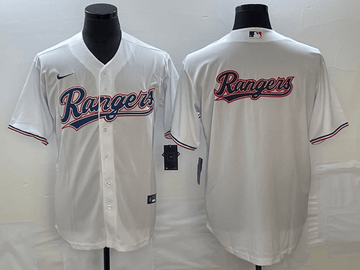 Texas Rangers white jersey
