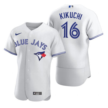 Yusei Kikuchi Toronto Blue Jays white jersey
