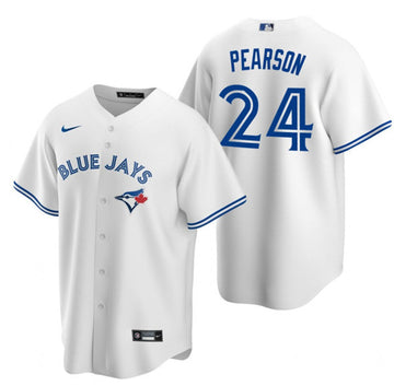 Nate Pearson Toronto Blue Jays white jersey