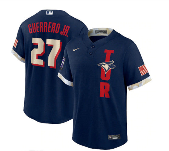 Vladimir Guerrero Jr Toronto Blue Jays navy All-Star jersey