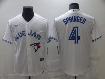 George Springer Toronto Blue Jays white jersey