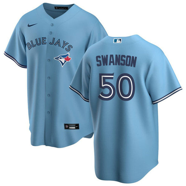 Erik Swanson Toronto Blue Jays blue jersey