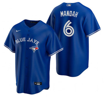 Alek Manoah Toronto Blue Jays royal jersey