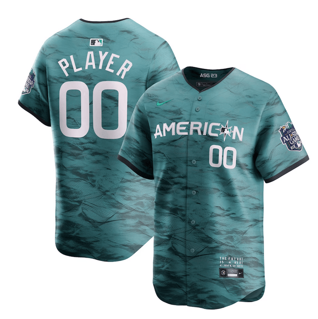 Custom Toronto Blue Jays teal All-Star jersey