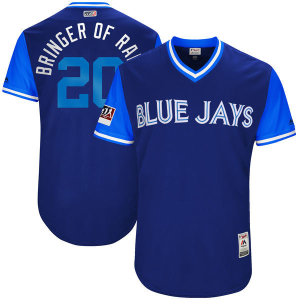 Josh Donaldson Bringer Toronto Blue Jays blue Classic jersey
