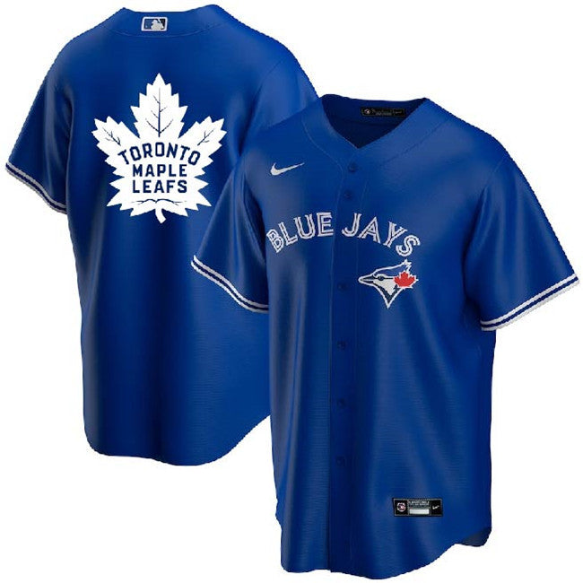 Leafs Toronto Blue Jays royal jersey