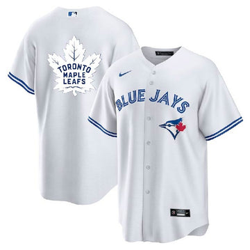 Leafs Toronto Blue Jays white jersey