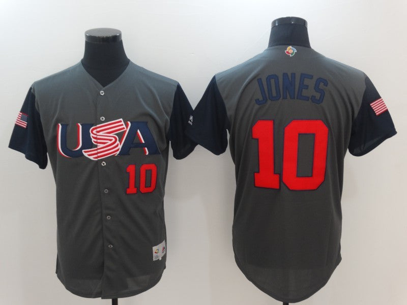 USA Baseball gray Classic jersey