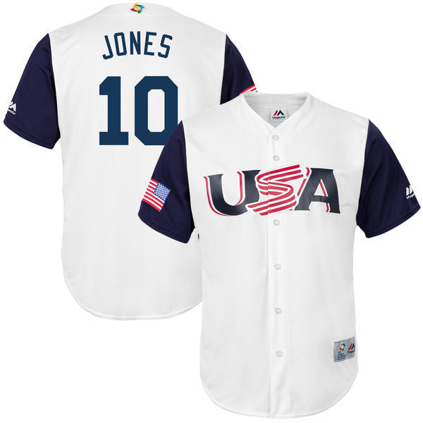 USA Baseball white Classic jersey