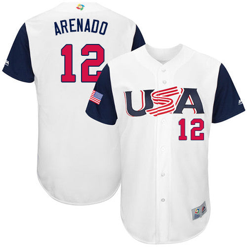USA Baseball white Classic jersey
