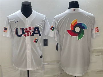 USA Baseball white Classic jersey