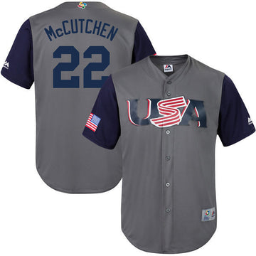 USA Baseball gray Classic jersey
