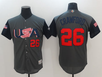 USA Baseball gray Classic jersey