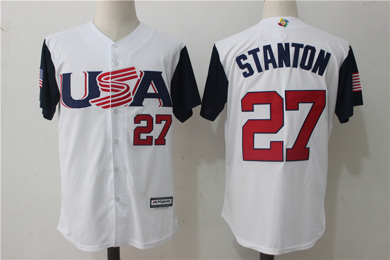 USA Baseball white Classic jersey