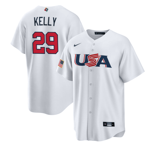 USA Joe USA Baseball white Classic jersey