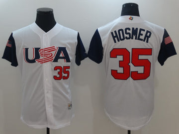 USA Baseball white Classic jersey